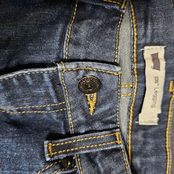 Levi's Blue Jeggings with Distressed Tapered Fit - Picture 6 of 7